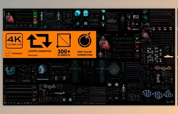 Download Medical Pack 18 <span class='badge badge-warning'>Screens</span> (300+ elements) (Videohive 31030245) - AE Project