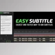 Download Easy Subtitle (Videohive 31478229) - AE Project