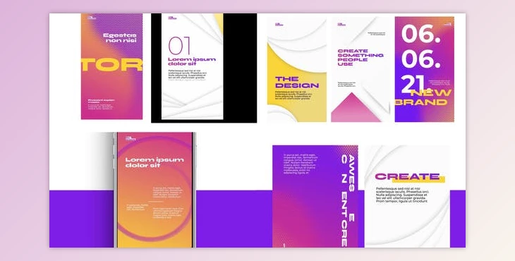 Download Bright Abstract typography stories (Videohive 32690984) - AE Project