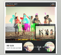 Download Glitch Art Photoshop Actions By Laglanz
