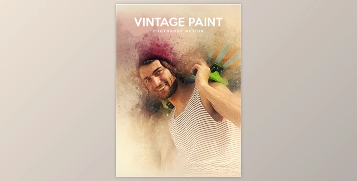 Download Vintage Paint – Photoshop Action By dgas99