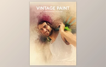 Download Vintage Paint – <span class='badge badge-warning'>Photoshop</span> Action By dgas99