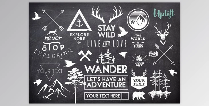 Download Wanderlust Hipster Overlays By Uplift Actions