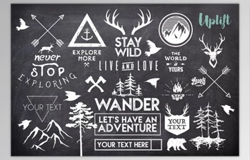 Download Wanderlust Hipster <span class='badge badge-warning'>Overlays</span> By Uplift Actions