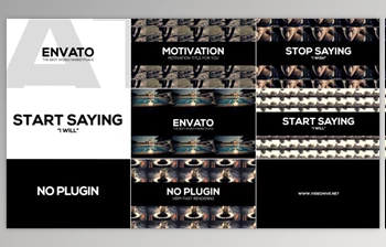 Download <span class='badge badge-warning'>Clean</span> Motivation Title (Videohive 19656052) - AE Project