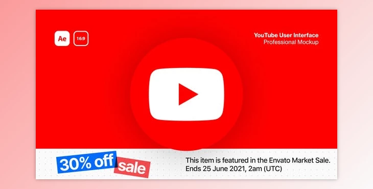 Download YouTube (Videohive 30873322) - AE Project