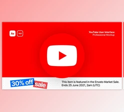 Download YouTube (Videohive 30873322) - AE Project