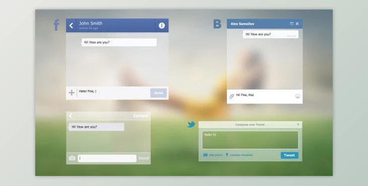 Download Messages Social Networks (Videohive 9916826) - AE Project