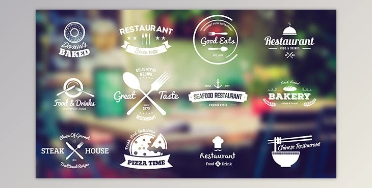 Download Restaurant And Food Shop Badges (Videohive 11096585) - AE Project