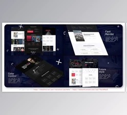 Download Deep Blue Website Promo Z13 (Videohive 32695482) - AE Project