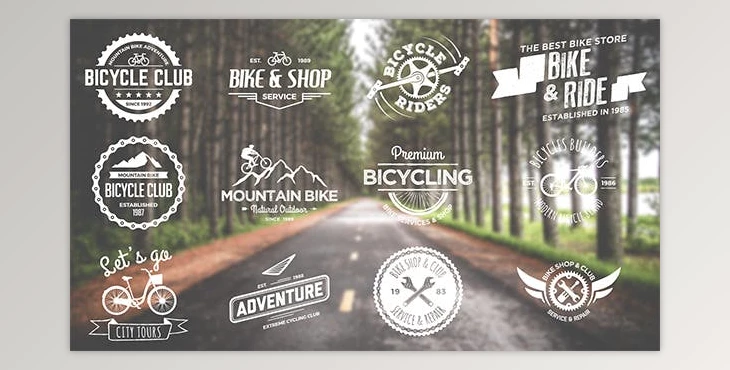 Download Bike And Bicycle Badges (Videohive 12958987) - AE Project