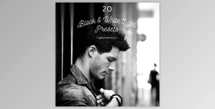 Download Pack 20 LR Presets Black & White By Presets Light Shop