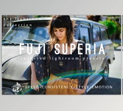 Download Fuji Superia Film Lightroom Presets By FilterCollective (LRTEMPLATE, PDF)