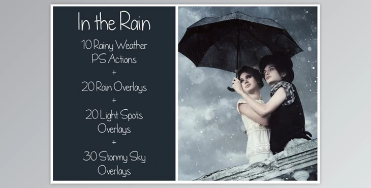 Download Rain Bundle – Actions&Overlays By LovePhotoMoment