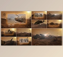 Download Desert War slideshow (Videohive 24477262) - AE Project