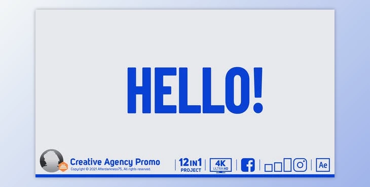 Download Creative Agency Promo (Videohive 29925921) - AE Project