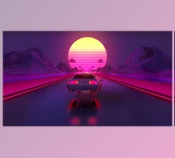 Download Cyberpunk Car Flying Background (Videohive 32385238) - AE Project