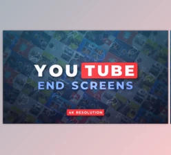 Download YouTube End Screens 4K v.2 (Videohive 32809059) - AE Project