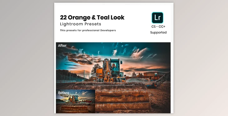 Download 22 Orange and Teal Look Lightroom Preset By LollipopGraphics (LRTemplate)