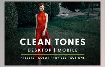 Download <span class='badge badge-warning'>Clean</span> Tones – Actions & Presets By Hydrozi Presets