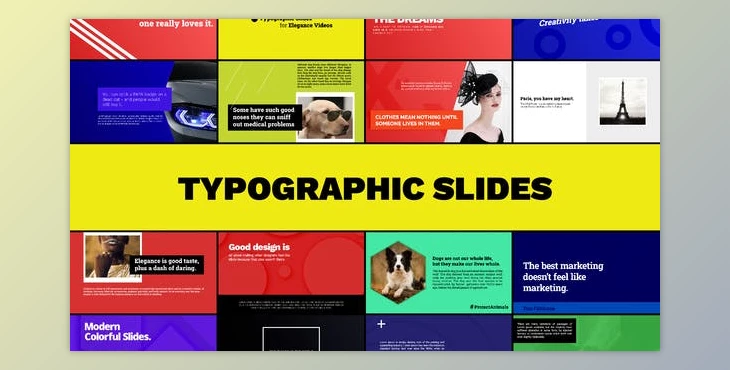 Download Typographic Slides (Videohive 32453179) - AE Project