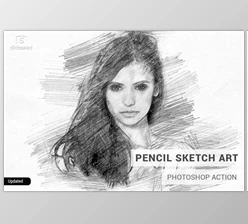 Download Pencil Sketch Art Photoshop Action By SlideSalad