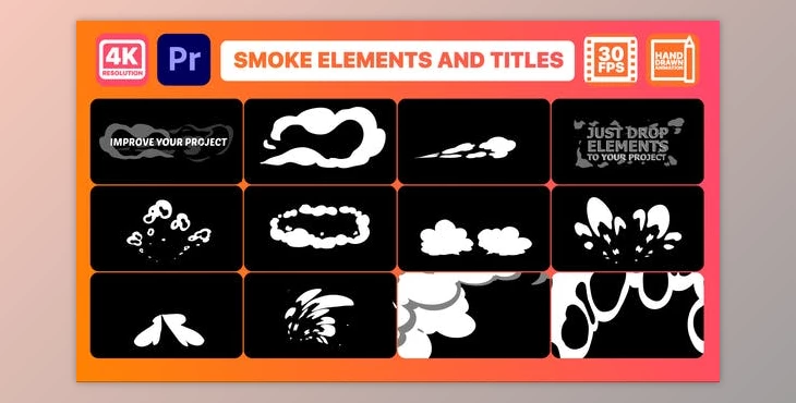Download Smoke Pack And Titles - Premiere Pro MOGRT (Videohive 32736774)