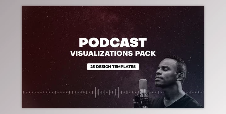 Download Podcast Audio Visualization Pack (Videohive 31013297) - AE Project