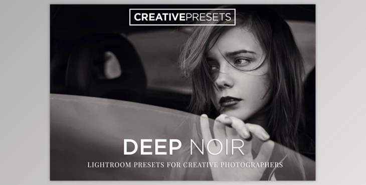 Download Deep Noir B&W Lightroom Presets By CreativePresets (lrtemplate)