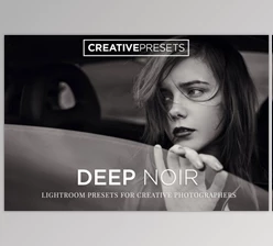 Download Deep Noir B&W Lightroom Presets By CreativePresets (lrtemplate)