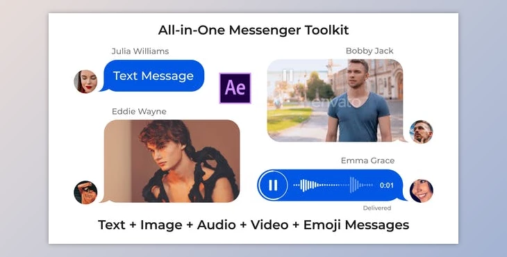 Download Messenger Toolkit (Videohive 25647819) - AE Project