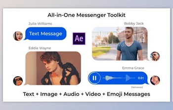 Download <span class='badge badge-warning'>Messenger</span> Toolkit (Videohive 25647819) - AE Project