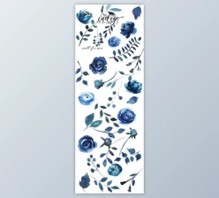 Download Indigo Blue Watercolor Flowers Set By whiteheartdesign (PNG, JPEG)