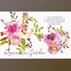 Download Romantic Pink Watercolor Flowers By whiteheartdesign (PNG, JPEG)