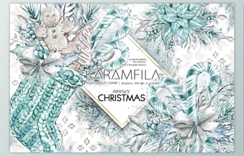 Download Silver Christmas Clipart By <span class='badge badge-warning'>Karamfila</span>