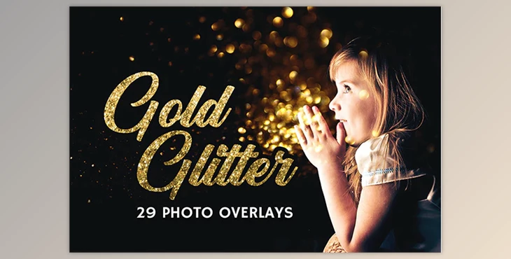 Download 29 Gold Glitter Photo Overlays By bundlecat (JPG)
