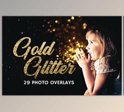 Download 29 Gold Glitter Photo Overlays By bundlecat (JPG)