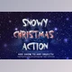 Download Snowy Christmas Action By Alkinos (TXT, JPG, PAT, PNG, ATN)