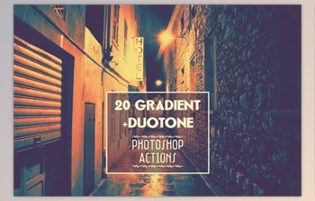 Download Gradient & duotone Photoshop actions By Comet <span class='badge badge-warning'>Studio</span>