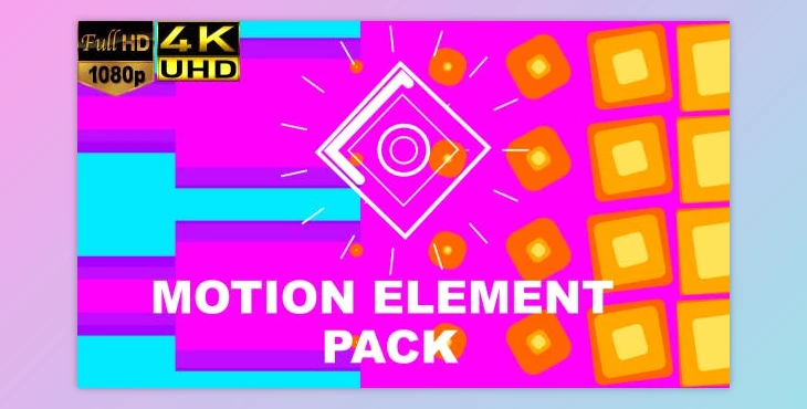 Download Motion Element Pack (Videohive 16637909) - AE Project