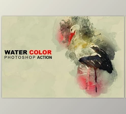 Download Water Color Photoshop Action By buzzAart
