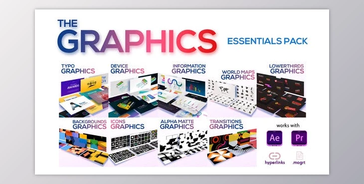 Download The Graphics Essentials Pack (Videohive 23452149) - AE Project