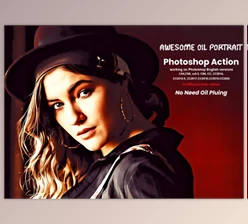 Download Awesome Oil Portrait PS Action By Studio Retouch