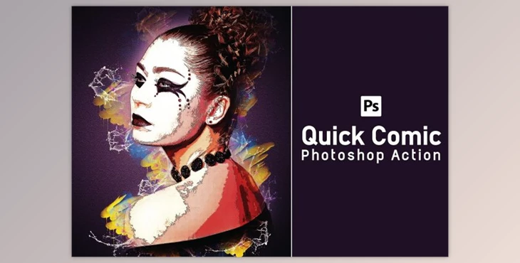 Download Quick Comic Photoshop Action By Hexastyle