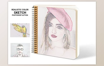 Download Realistic Color Sketch Ps Action By <span class='badge badge-warning'>Studio</span> Retouch