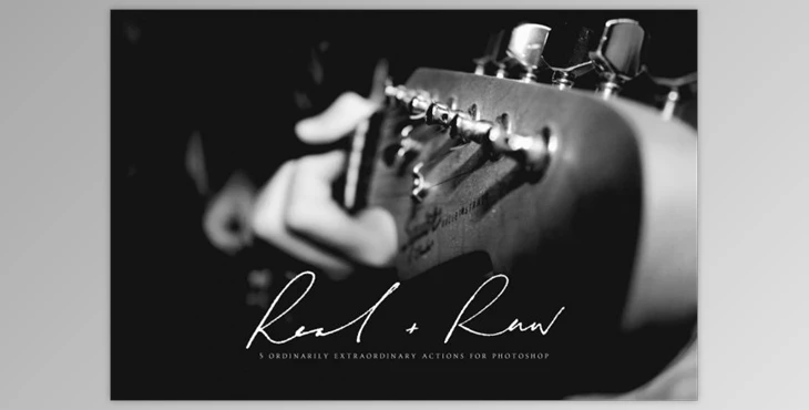 Download Real + Raw - Photoshop Actions By Rachel Irving