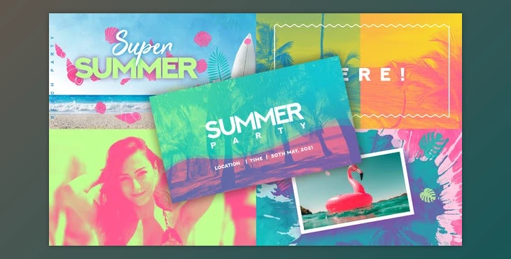 Download Summer Party Intro (Videohive 32387903) - AE Project