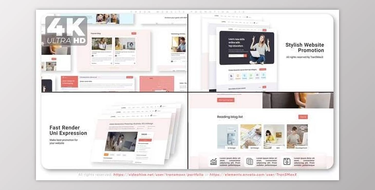 Download Fresh Website Promotion - Z15 (Videohive 32859370) - AE Project