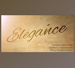 Download Elegance - Animated Handwriting Typeface (Videohive 6903346) - AE Project