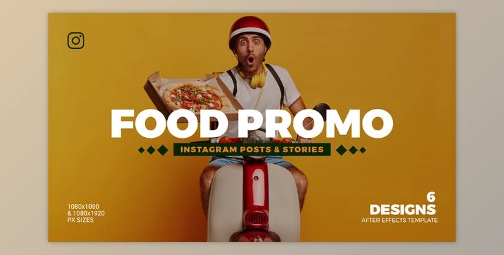 Download Food Promo Instagram Post & Story B86 (Videohive 32946850) - AE Project